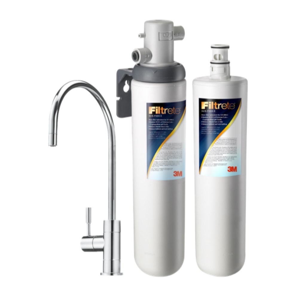 3M S004 淨水器四年份豪華組(內附替換濾心+鵝頸龍頭組)(含基本安裝-請