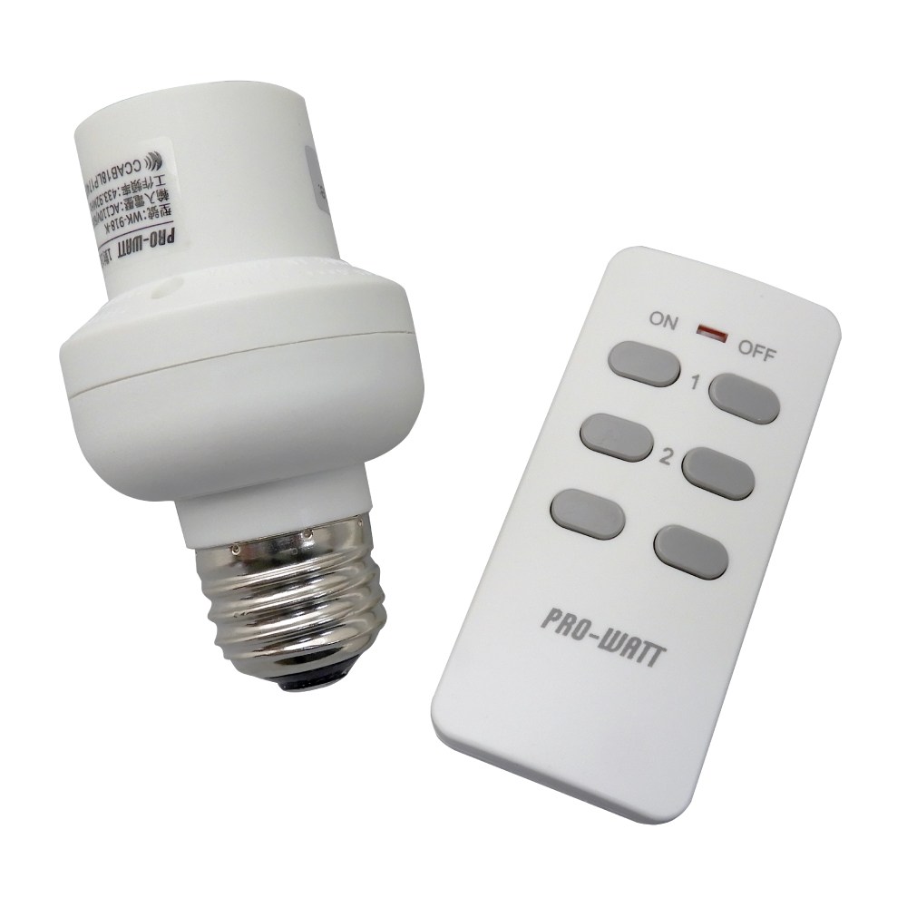 【華志PRO-WATT】WK-918-K 1對1 無線搖控 燈座|燈具照明|特力屋.特力屋線上購物