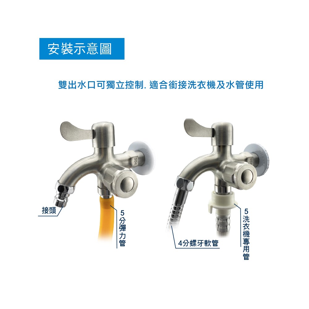 特力屋不鏽鋼雙口陶瓷長栓｜衛浴設備｜特力屋．特力屋線上購物
