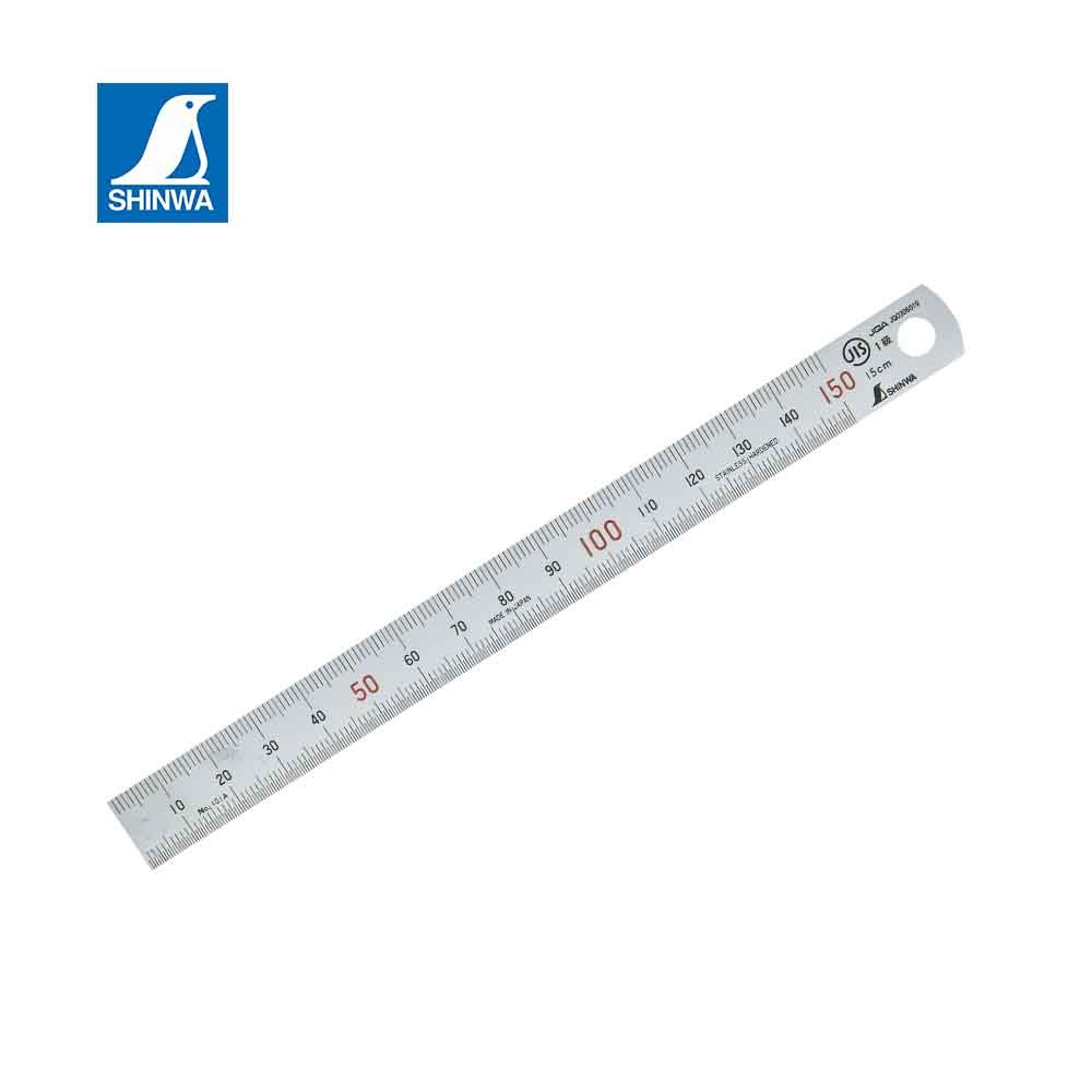 日本鶴龜SHINWA 不鏽鋼直尺15cm 13005｜五金工具｜特力屋．特力屋線上購物