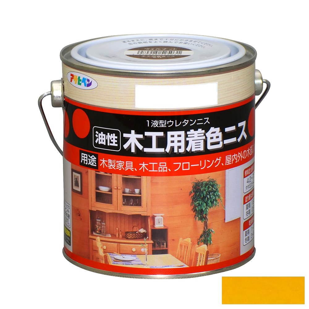 日本Asahipen 木器著色清漆淺橡木0.7L｜地板油漆｜特力屋．特力屋線上購物