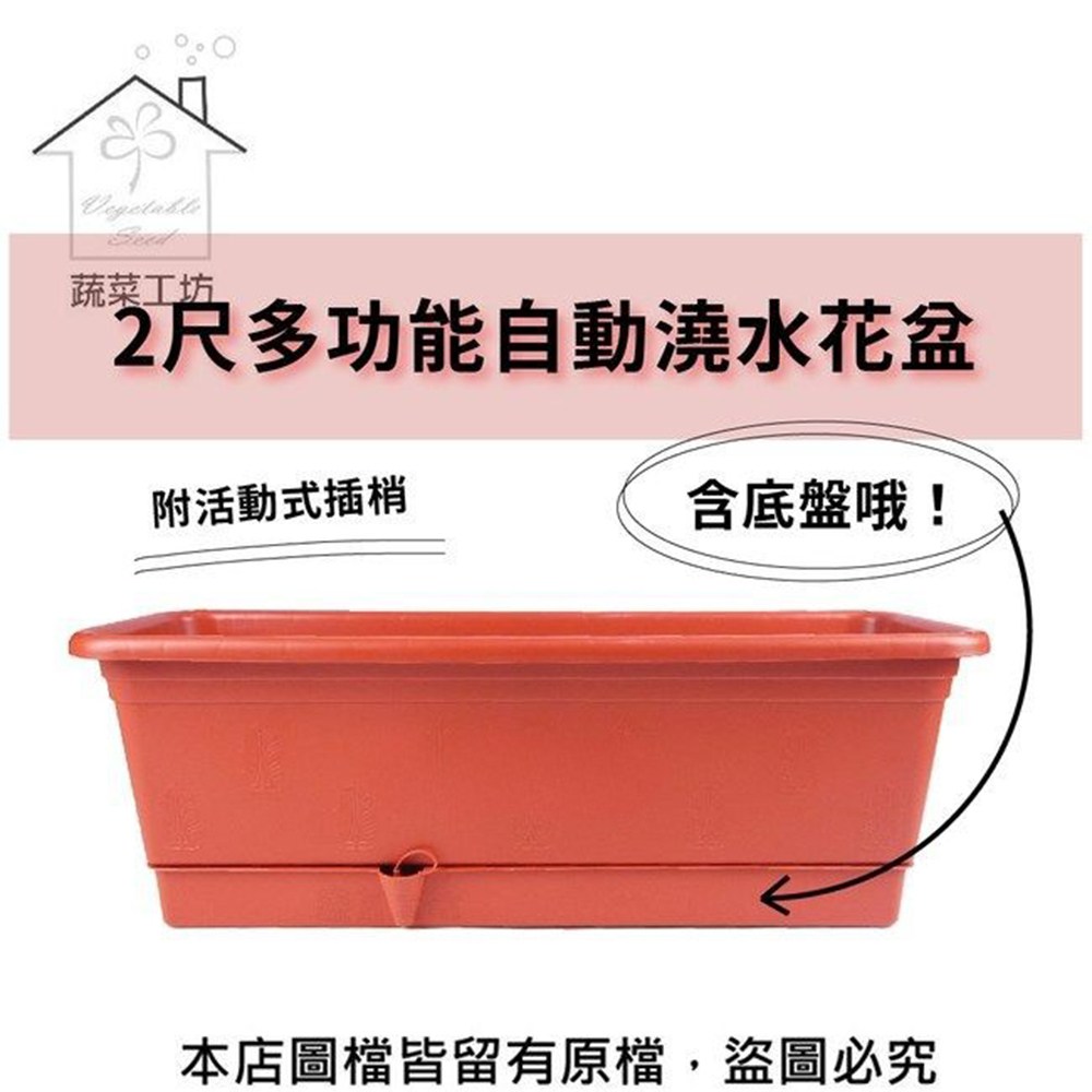 蔬菜工坊】2尺多功能自動澆水花盆(含底盤)｜園藝休閒｜特力屋．特力屋