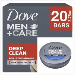 Dove Men男用洗臉沐浴香皂3.75oz*2/組*6+面霜*1