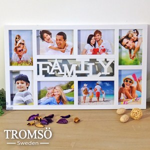 TROMSO-幸福Family立體相框8框/白色