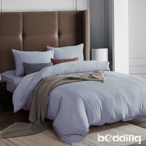 BEDDING-吸濕排汗天絲-特大薄床包兩用被套四件組-琥珀藍