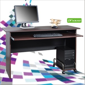 《DFhouse》黑森林電腦桌+主機架-2色胡桃色
