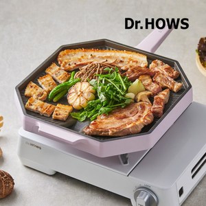 韓國Dr.Hows 煎烤盤28cm_粉嫩紫
