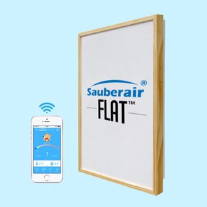 FLAT空氣清淨機 附白框一片綠葉
