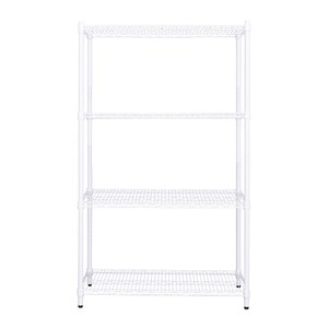 【dayneeds】荷重型 90x45x150公分 烤漆四層架白色