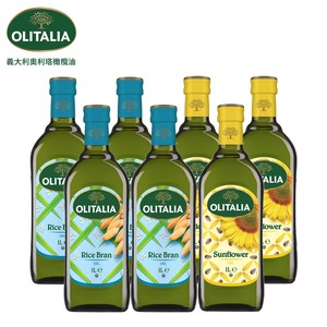 奧利塔玄米油1Lx4+頂級葵花油1Lx3