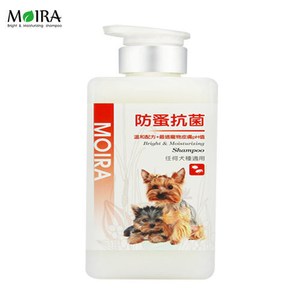 MORIA 莫伊拉 極緻精華 溫和配方洗毛精 防蚤抗菌 500ml X 1瓶