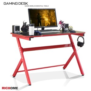 【RICHOME】電競玩家電腦桌(3色)綠色
