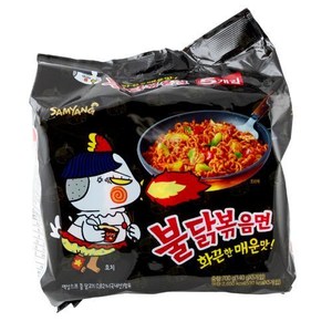 韓國三養火辣雞肉風味鐵板炒麵5袋入