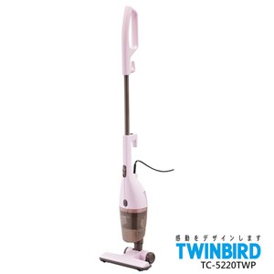 日本TWINBIRD-手持直立兩用吸塵器(粉紅)TC-5220TWP