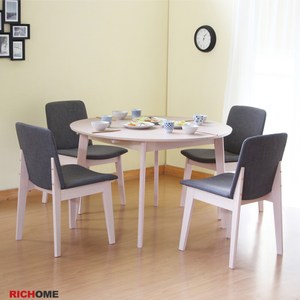 【RICHOME】安迪森餐桌椅組(一桌四椅)一桌四椅