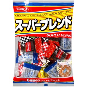 日本宝製菓SUPER BLEND綜合夾心餅乾294g