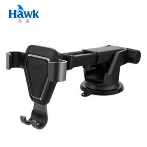 Hawk G6 吸盤式重力感應手機架(19-HCG600)金色