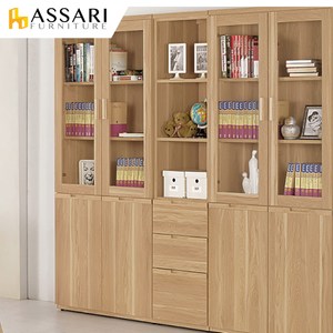ASSARI-柏納德1.3尺半開放書櫃(寬40x深32x高180cm