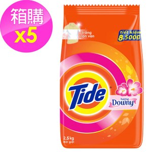 Tide 洗衣粉-含Downy/5入箱購(2.5kg*5)