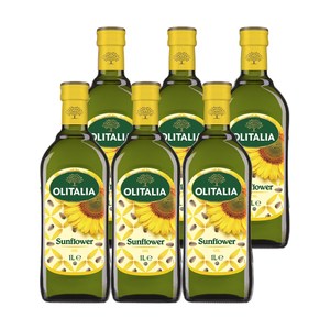 奧利塔頂級葵花油1Lx6瓶