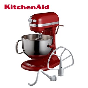 【KitchenAid】5.7公升 桌上型攪拌機-升降型(經典紅)