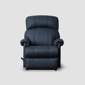 D-La-Z-Boy 559搖椅式手動牛皮休閒椅 藍