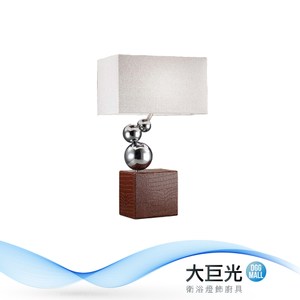 【大巨光】工業風-E27 單燈檯燈-中(ME-5081)