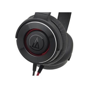 鐵三角 ATH-WS550 黑紅 密閉式動圈型 易攜帶耳罩式耳機