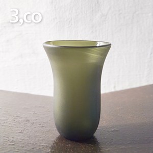 【3,co】手工彩色玻璃杯(大) - 綠