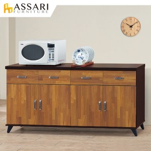 ASSARI-威爾森5.3尺餐櫃(寬161x深40x高81cm)