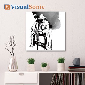 VISUAL SONIC超薄藍牙畫布音箱 Jazz Man