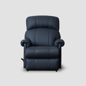 D-La-Z-Boy 559搖椅式手動牛皮休閒椅 藍