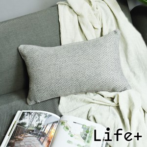 【Life+】優雅北歐色調 棉麻舒適長型抱枕.腰靠枕(二色任選)芥末黃