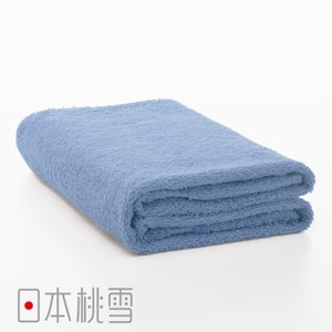 日本桃雪【居家浴巾】藍色
