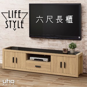 【UHO】伊萊-橡木紋 6尺長櫃