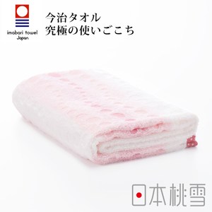 日本桃雪【今治水泡泡浴巾】日光粉