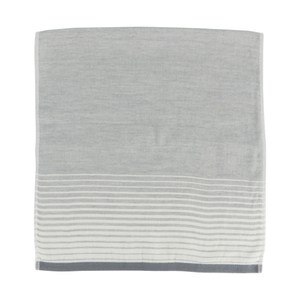 和風無撚紗布漸層浴巾 灰 60x137cm