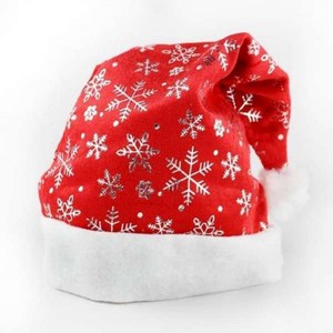 摩達客耶誕派對-毛絨邊雪花造型聖誕帽