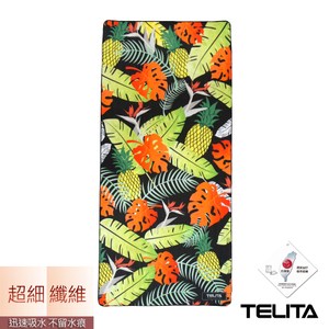 TELITA日式和風滿版印花浴巾-南洋風情
