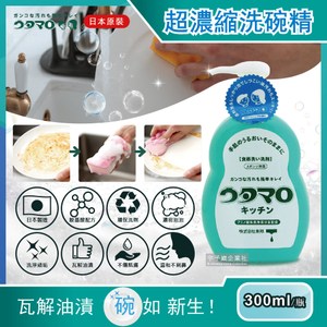 Utamaro東邦歌磨 魔法廚房食器清潔劑超濃縮洗碗精 300ml 瓶