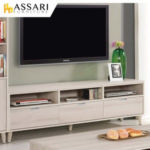 ASSARI-愛莎6尺電視櫃(寬180x深45x高56cm)