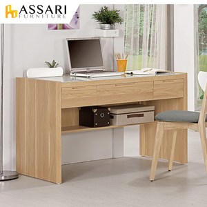 ASSARI-柏納德4尺書桌(寬121x深60x高75cm)