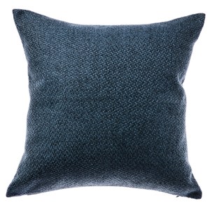 素色編紋抱枕 45X45cm 藍色款