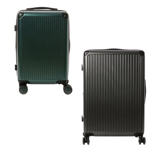 (組)萊森可擴充行李箱28吋 鐵灰+20吋 墨綠