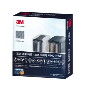 3M FA-V300清淨機濾網V300-NWF (1盒1片)
